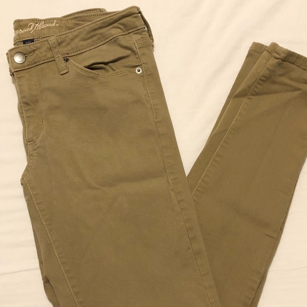 Khaki Jeggings